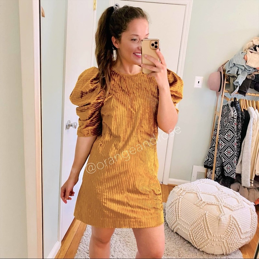 NEW Ulla Johnson Callahan Corduroy Mini Dress 8